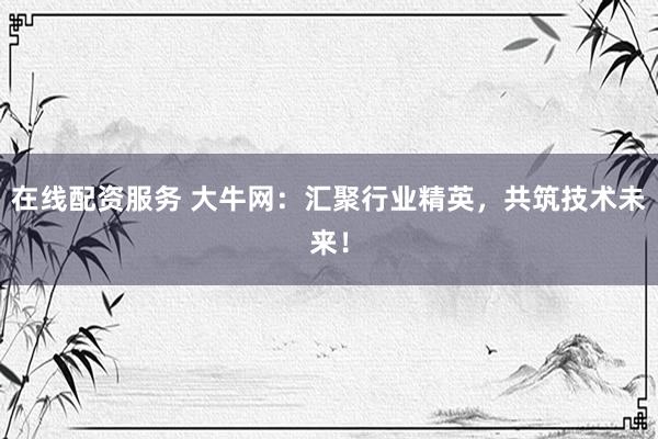 在线配资服务 大牛网：汇聚行业精英，共筑技术未来！