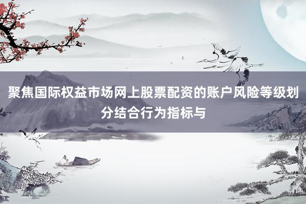 聚焦国际权益市场网上股票配资的账户风险等级划分结合行为指标与