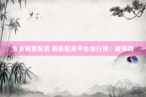 专业股票配资 最新配资平台排行榜：威揭晓
