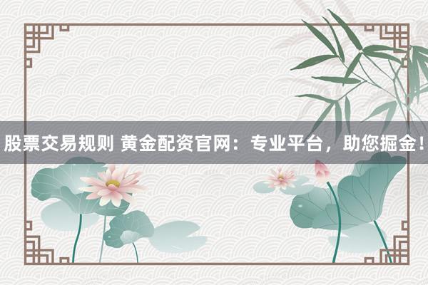 股票交易规则 黄金配资官网：专业平台，助您掘金！